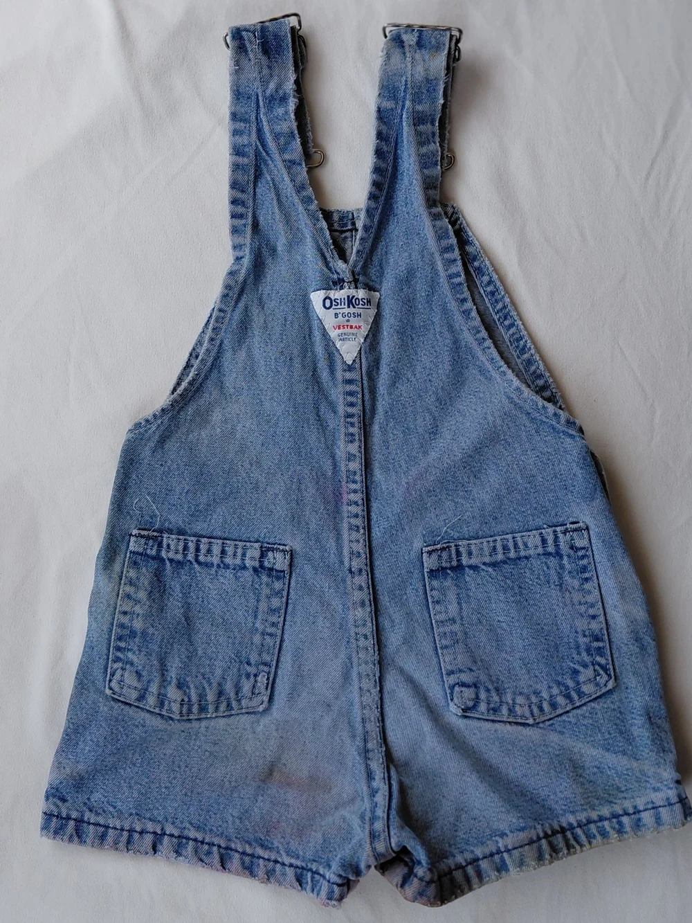 OshKosh B'gosh Kids Light Blue Denim Short Overalls